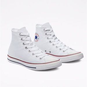 White Converse Chuck Taylor All Star High Tops